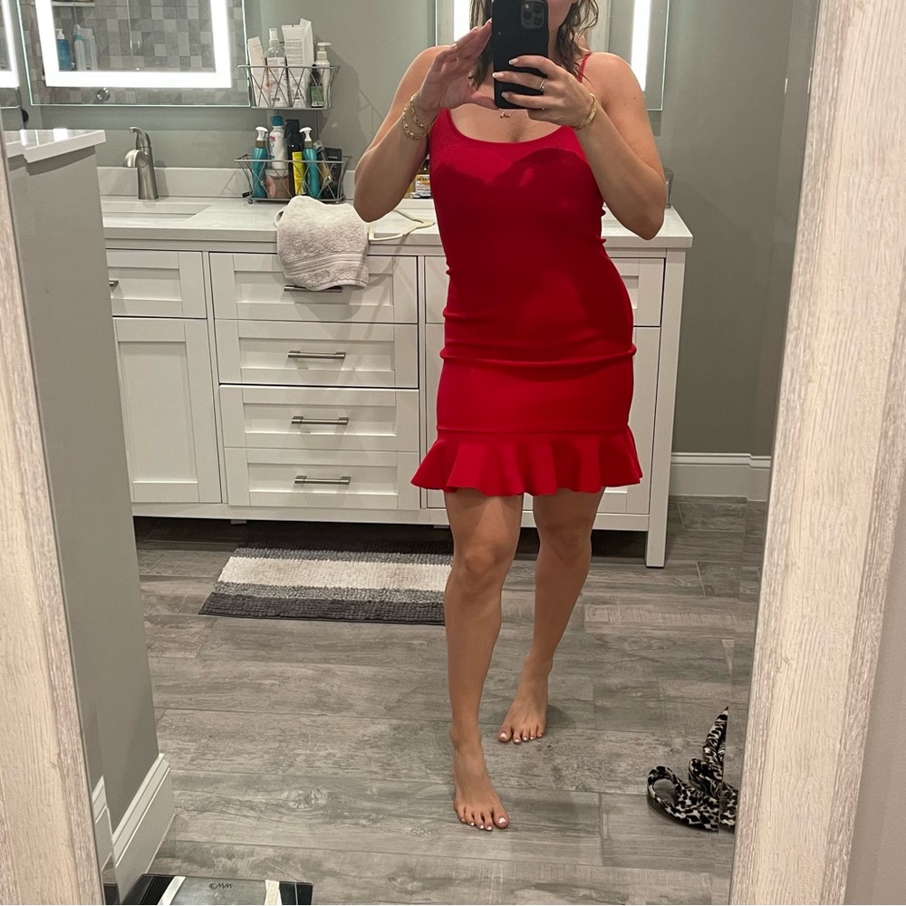 Red dress
